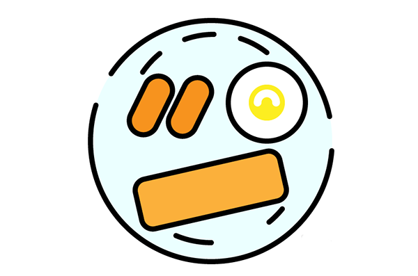 ai怎么画早餐图标