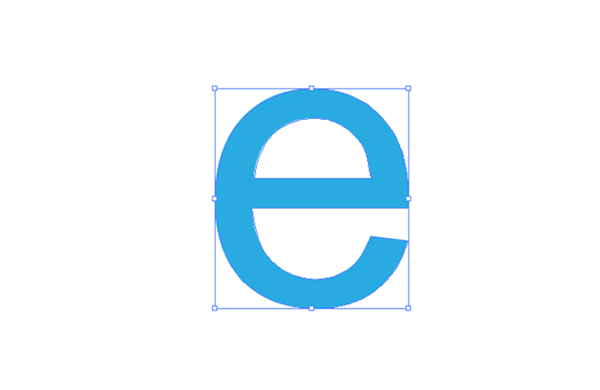 ai怎么画IE浏览器图标