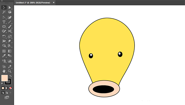 ai怎么画口袋妖怪喇叭芽