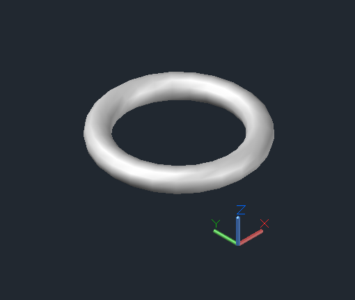 CAD2014怎么画圆环体