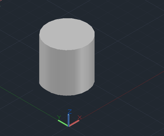 CAD2014怎么画R100X200mm圆柱体