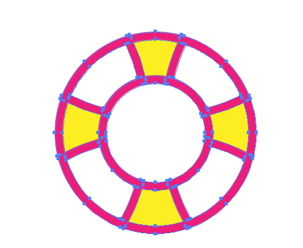 AI如何画一个游泳圈