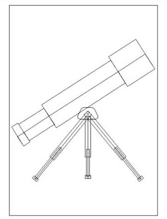 ai怎么画天文望远镜