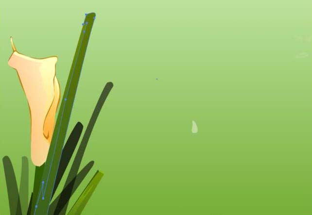 ai怎么画马蹄莲花束图片