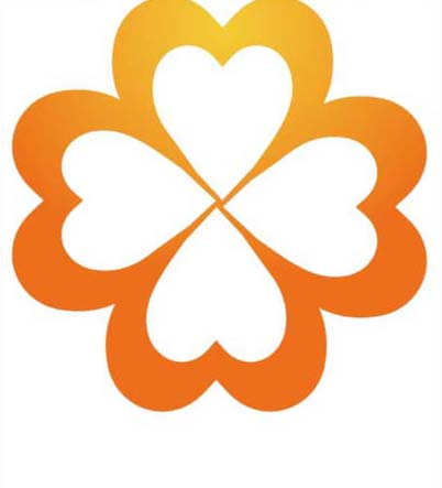 ai怎么画心形梦幻花朵