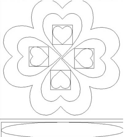 ai怎么画心形梦幻花朵