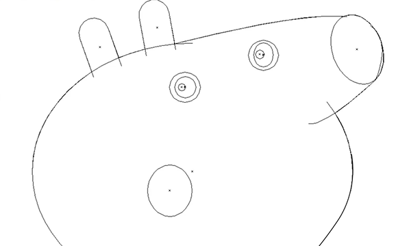 ai怎么画佩琪的猪爸爸