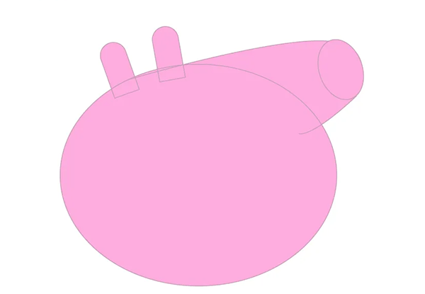 ai怎么画佩琪的猪爸爸