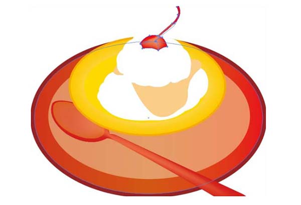 ai怎么画甜点蛋糕