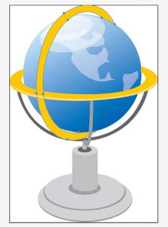 ai地球仪怎么画