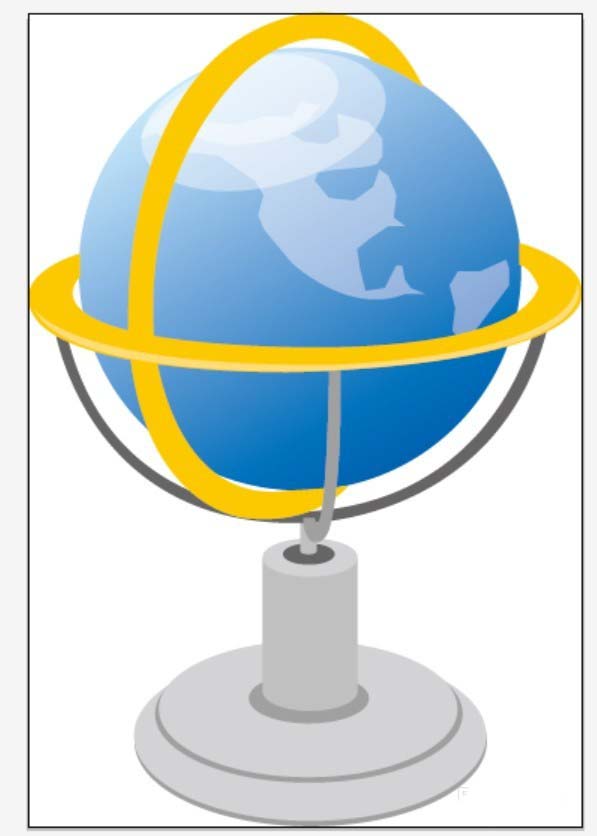 ai地球仪怎么画