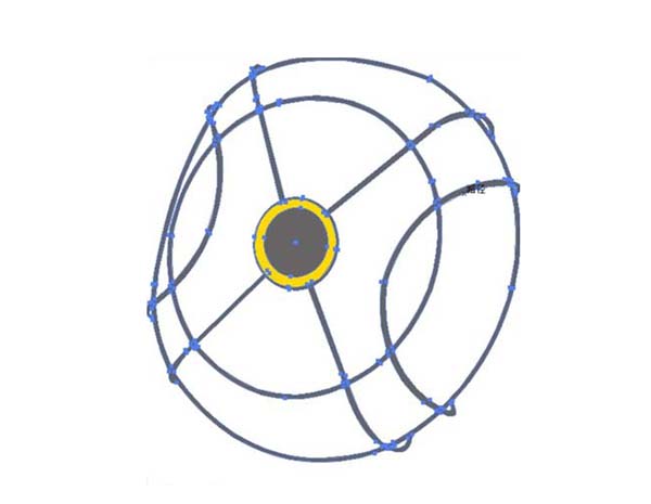 ai怎么画电风扇效果图