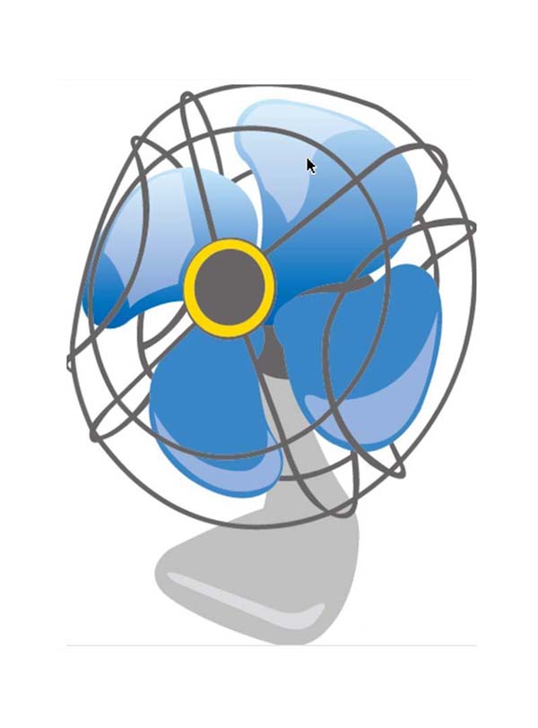 ai怎么画电风扇效果图