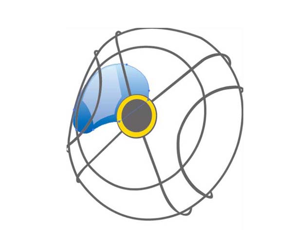 ai怎么画电风扇效果图