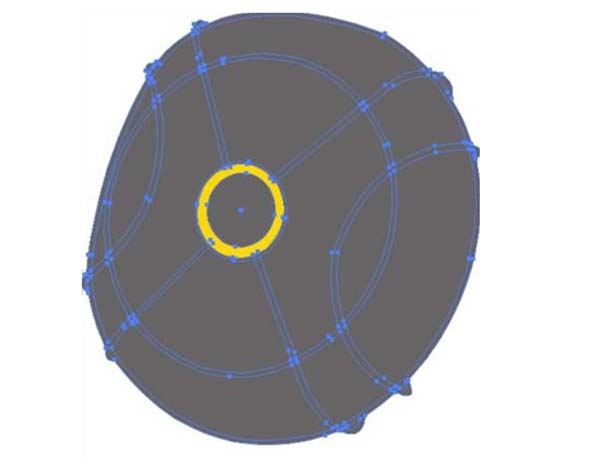 ai怎么画电风扇效果图