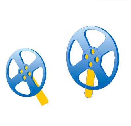 老式放映机怎么用AI设计