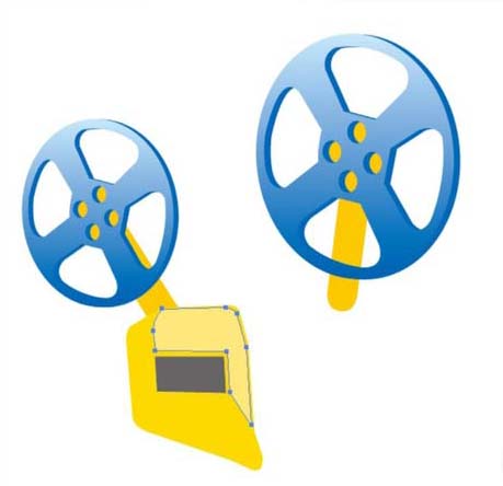 老式放映机怎么用AI设计