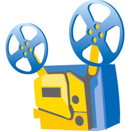 老式放映机怎么用AI设计