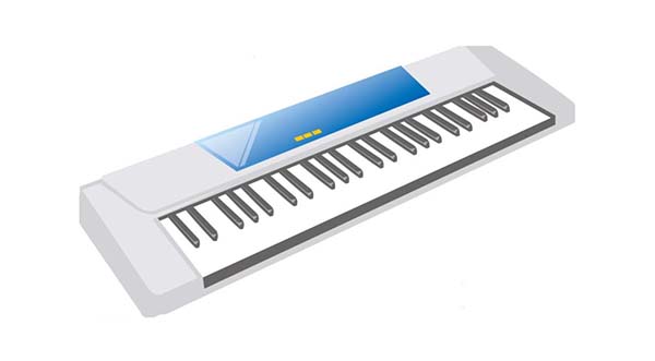 电子琴怎么用AI设计