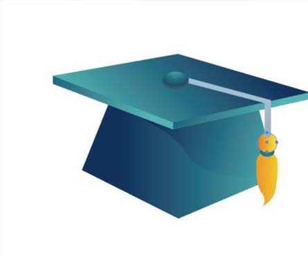 ai怎么画毕业博士帽