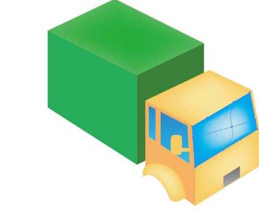 ai怎么画货车图案