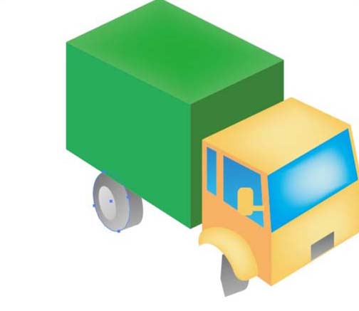 ai怎么画货车图案