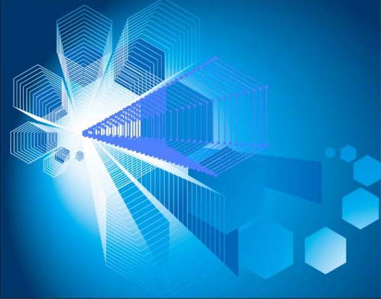 ai怎么绘制蓝色科技背景