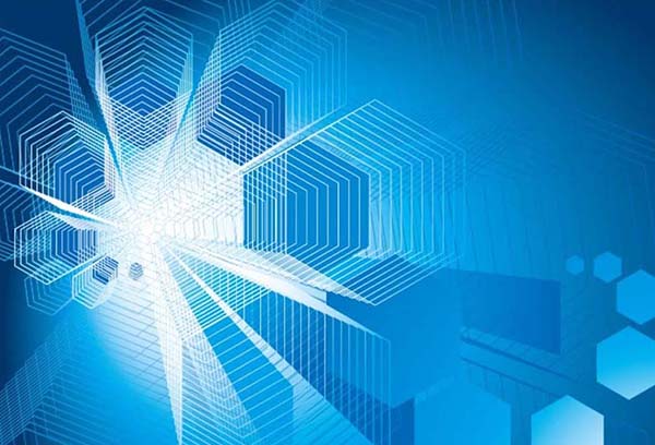 ai怎么绘制蓝色科技背景