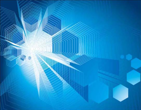 ai怎么绘制蓝色科技背景