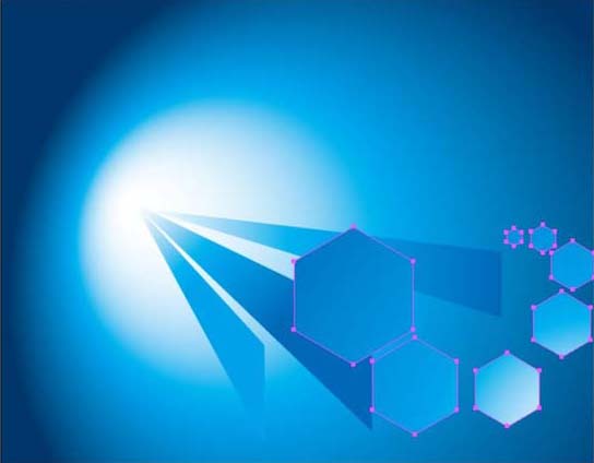 ai怎么绘制蓝色科技背景