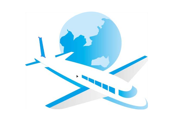 ai怎么绘制航空物流素材