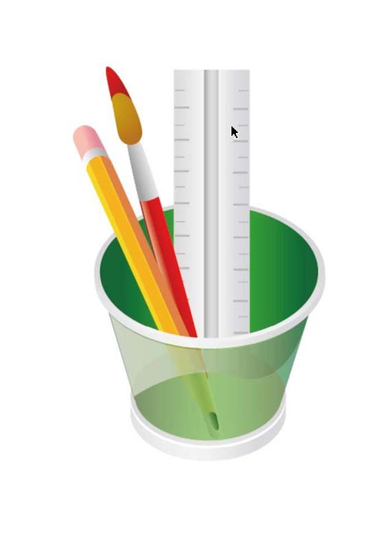 ai怎么画笔筒图案