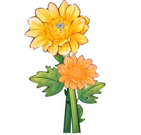 ai怎么画菊花图案