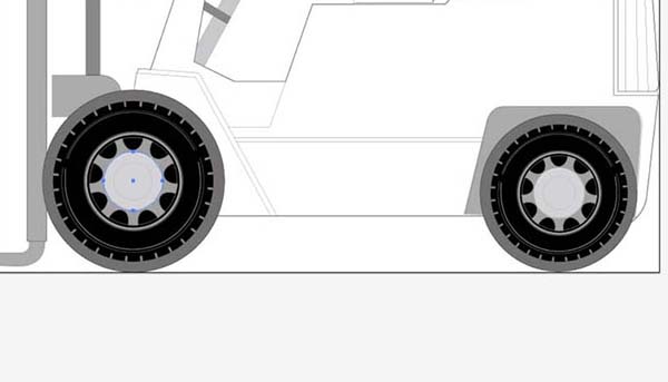 ai怎么画叉车图案