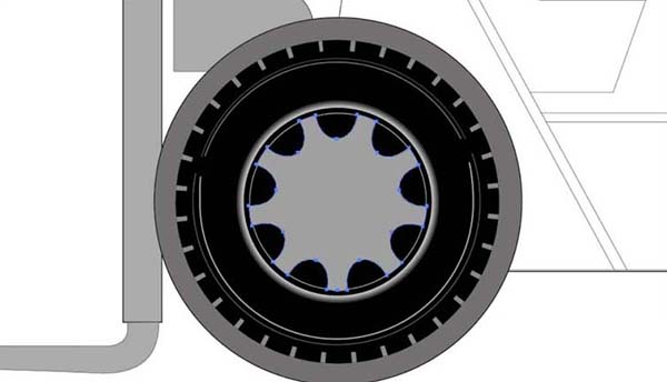 ai怎么画叉车图案