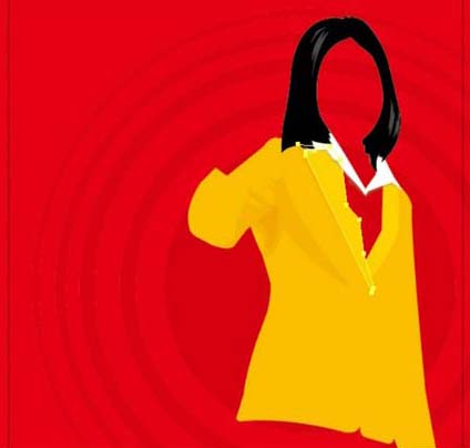 ai怎么画拿明片的女孩