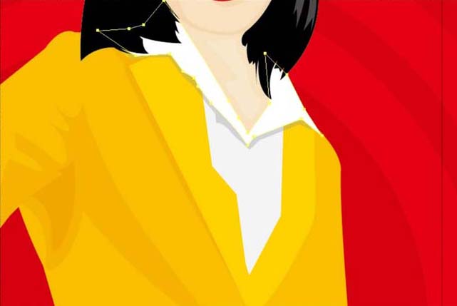 ai怎么画拿明片的女孩