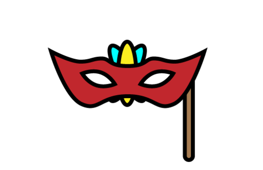 ai怎么画舞会面具