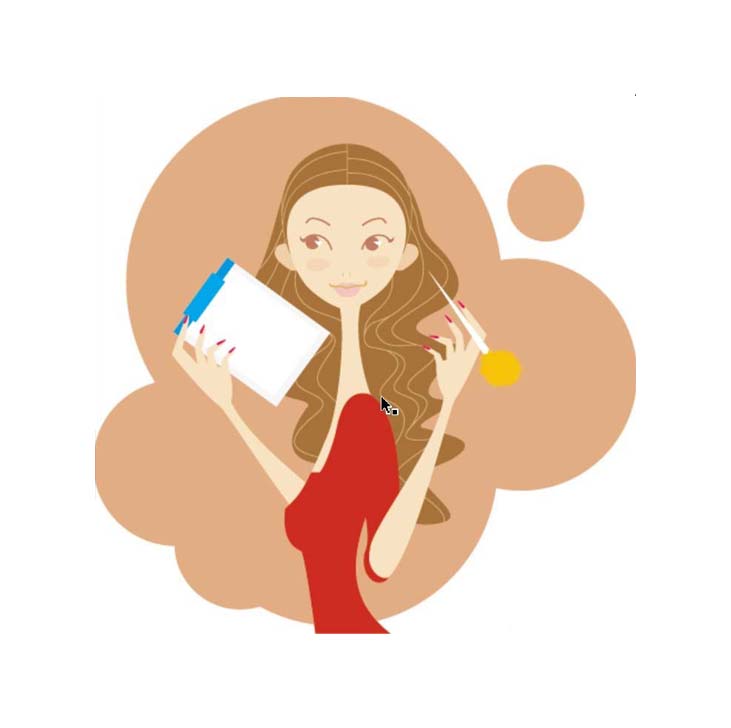 ai怎么画时尚女孩