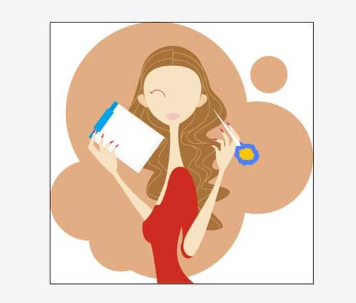 ai怎么画时尚女孩