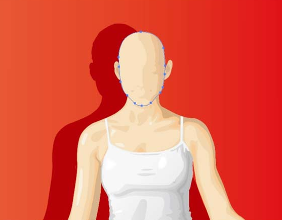 ai怎么画瑜伽的女孩