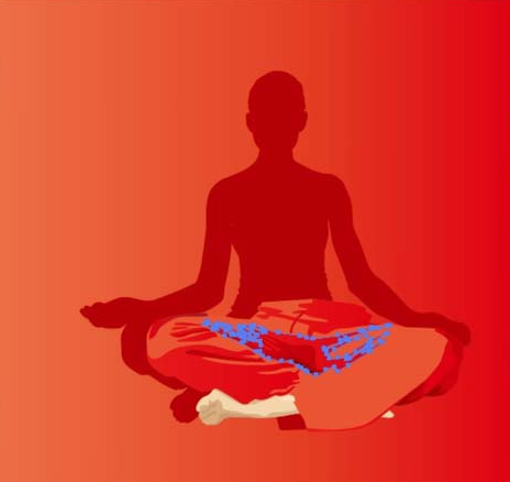 ai怎么画瑜伽的女孩