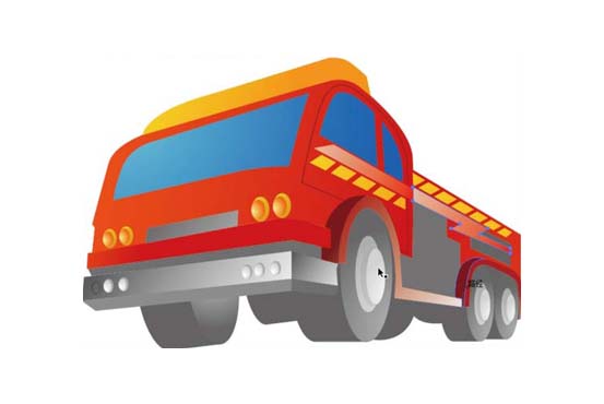 ai怎么画消防车