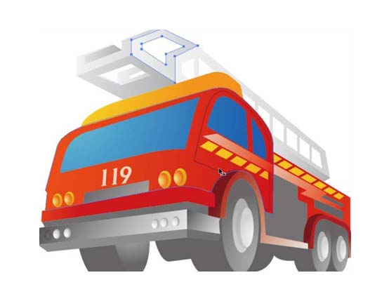 ai怎么画消防车