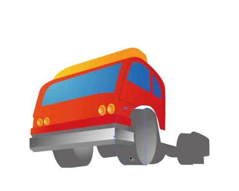 ai怎么画消防车