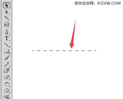 ai怎么把直线变成虚线
