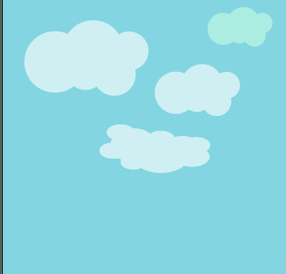 ai怎么画蓝天白云素材