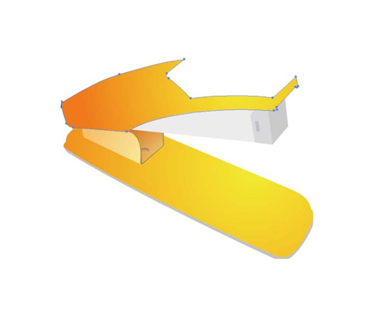 ai怎么画订书机素材