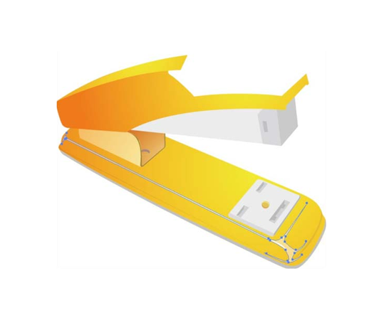 ai怎么画订书机素材