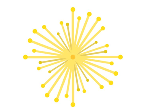 ai怎么画含羞草的花